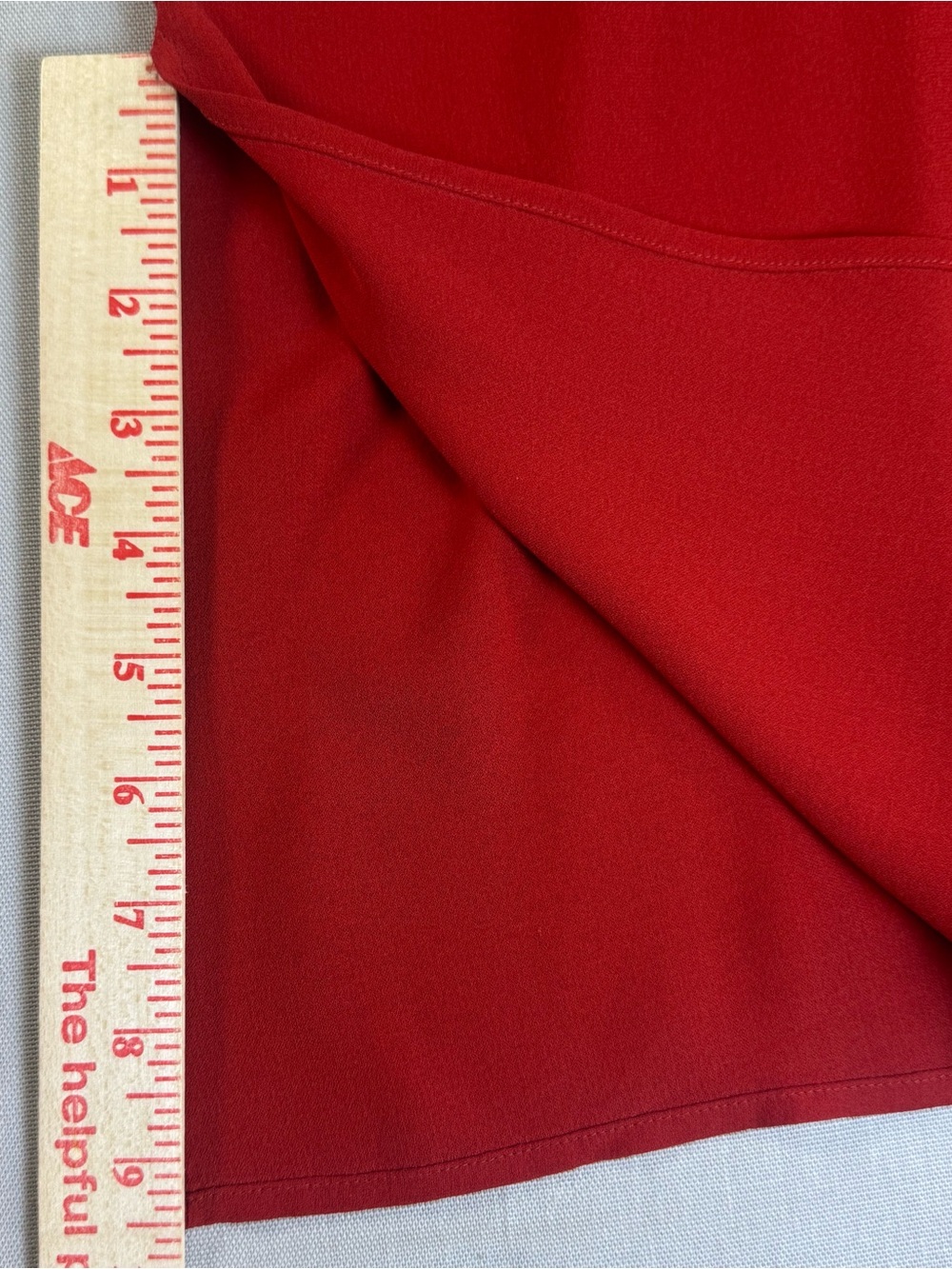 EILEEN FISHER Red 100% Silk Georgette Crepe Sleeveless Tunic Top XL-1X - Picture 10 of 10